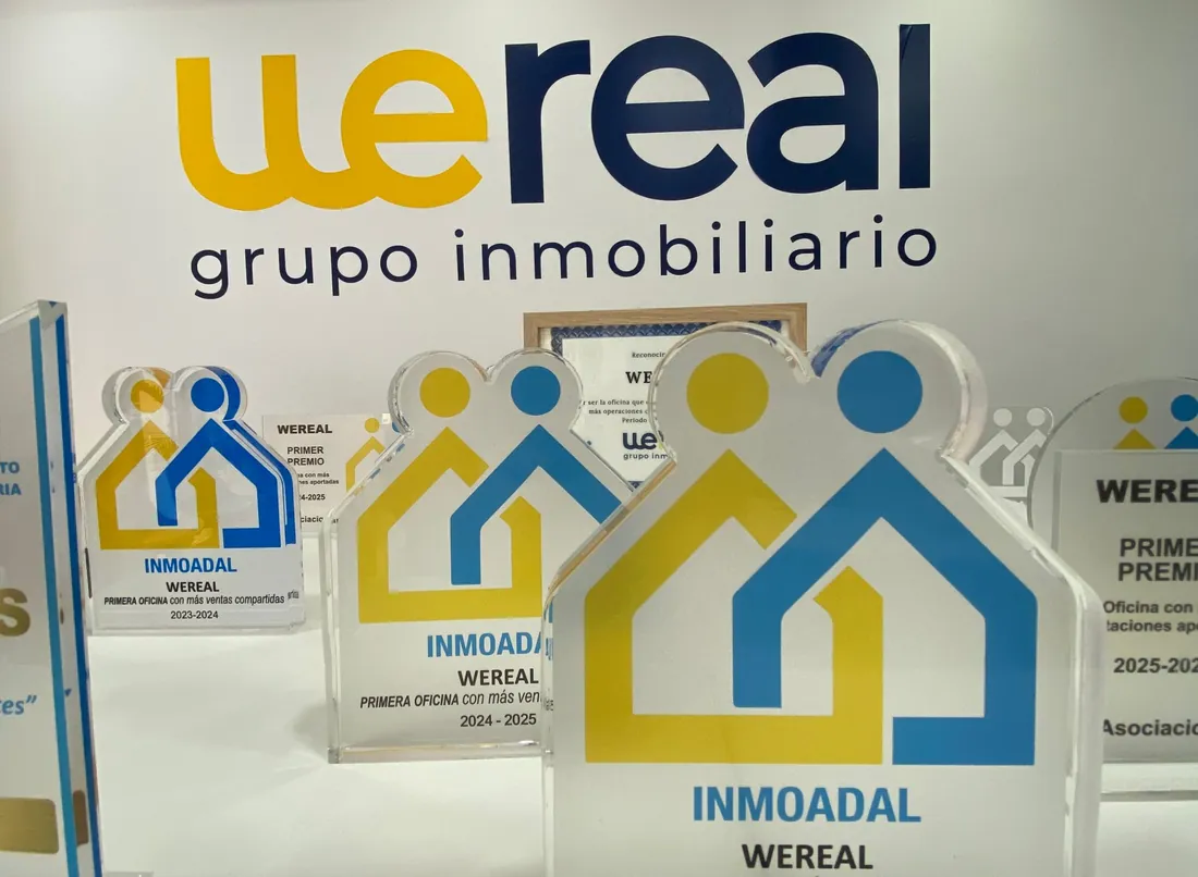 Premios INMOADAL a Wereal: primera oficina con más ventas compartidas 2024-2025 y 2025-2026